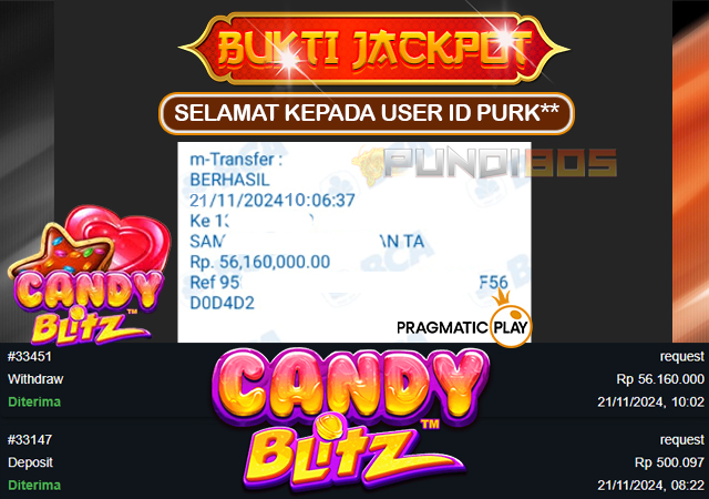 Selamat Kepada ID PURK** JP 56jt