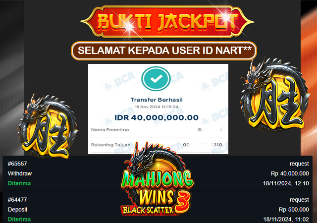 Selamat Kepada Pemenang JP ID NART**