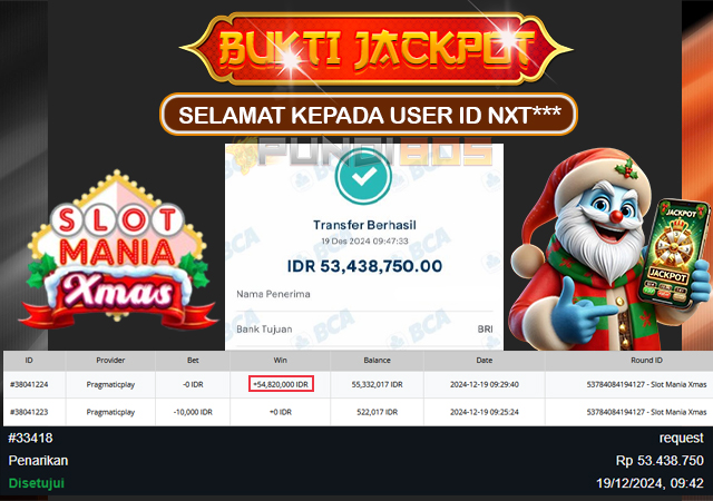 Selamat Kepada ID NXT*** Berhasil Jackpot