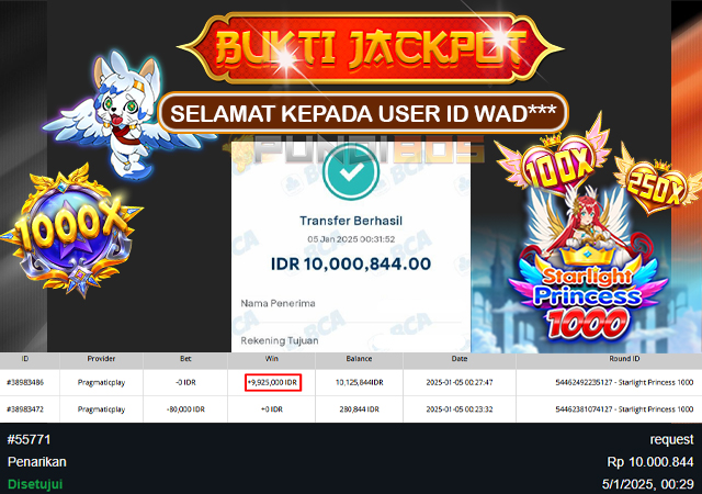 Selamat Kepada Member Setia WAD*** Berhasil JP